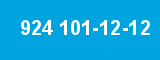 924 101-12-12 924 101-12-12